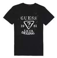 discount t-shirt guess hommes 2013 usa la-ca driginal noir